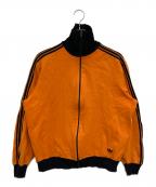 adidasアディダス）の古着「トラックジャケット」｜オレンジ