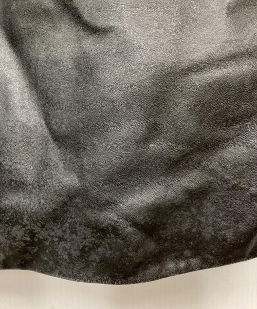 OLIVIER MASSUGER（不明）OLIVIER MASSUGER (不明) レザーコート ブラック サイズ:Mの古着・服飾アイテム