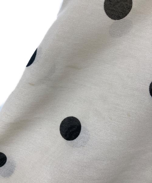 Loulou Willoughby（ルルウィルビー）Loulou Willoughby (ルルウィルビー) オーガンドットウエストリボンワンピース ベージュ サイズ:1の古着・服飾アイテム