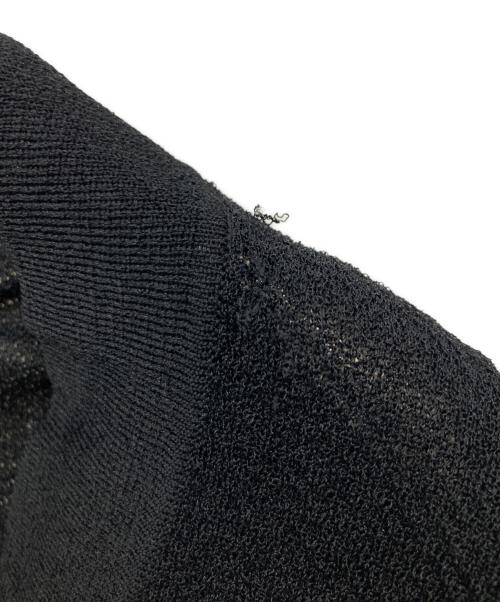 theory luxe（セオリーリュクス）theory luxe (セオリーリュクス) Vネック 半袖 カーディガン ブラック サイズ:38の古着・服飾アイテム