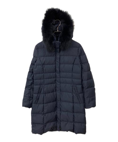 INDIVI（インディヴィ）INDIVI (インディヴィ) ダウンコート ネイビー サイズ:36の古着・服飾アイテム