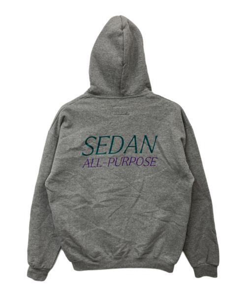 SEDAN ALL-PURPOSE（セダンオールパーパス）SEDAN ALL-PURPOSE (セダンオールパーパス) パーカー グレー サイズ:Lの古着・服飾アイテム