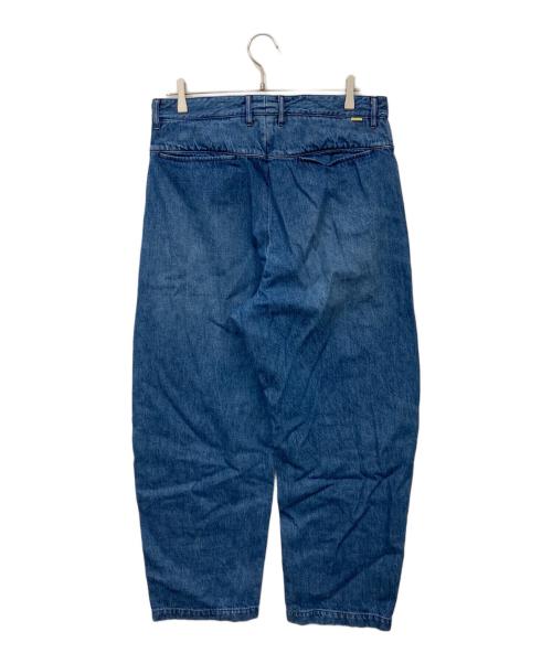FARAH（ファーラー）FARAH (ファーラー) Curved Wide Pants インディゴ サイズ:W34の古着・服飾アイテム
