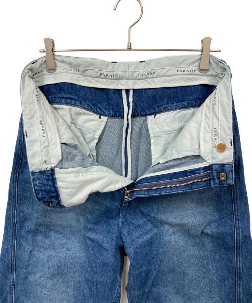 FARAH（ファーラー）FARAH (ファーラー) Curved Wide Pants インディゴ サイズ:W34の古着・服飾アイテム