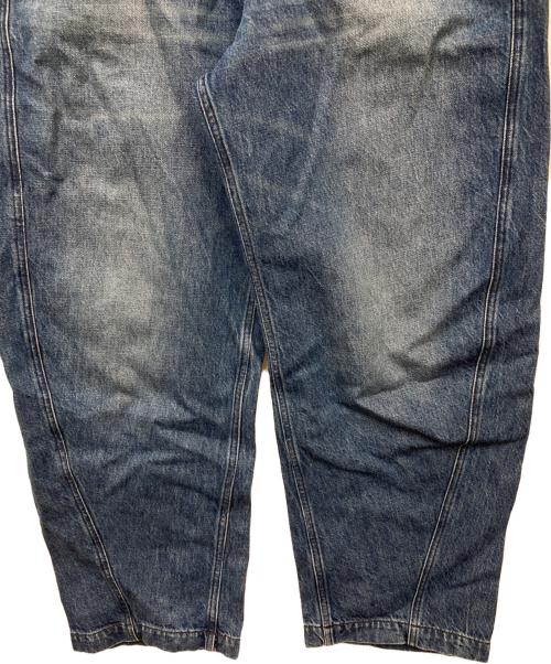 FARAH（ファーラー）FARAH (ファーラー) Curved Wide Pants インディゴ サイズ:W34の古着・服飾アイテム