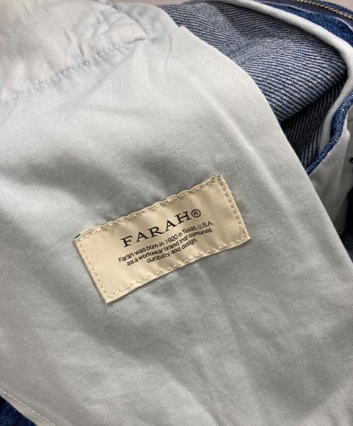 FARAH（ファーラー）FARAH (ファーラー) Curved Wide Pants インディゴ サイズ:W34の古着・服飾アイテム