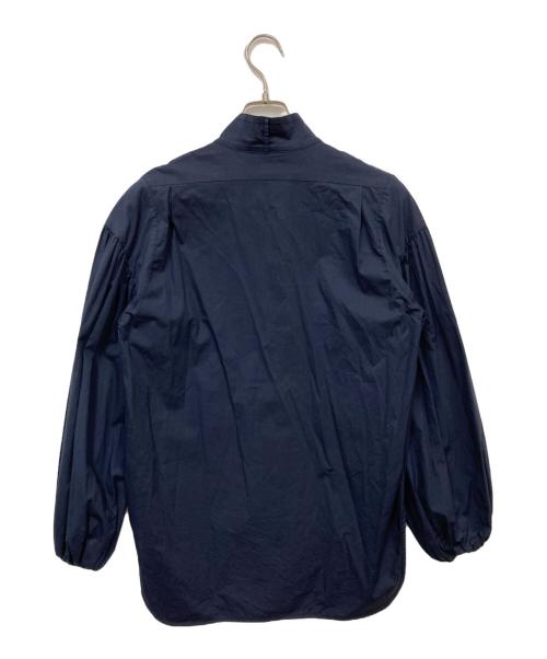cccmalie（シーマリー）cccmalie (シーマリー) ギャザーブラウス ネイビー サイズ:記載なしの古着・服飾アイテム