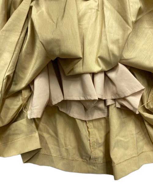 Ameri（アメリ）AMERI (アメリ) WAVE WAIST COCOON DRESS ベージュ サイズ:Sの古着・服飾アイテム