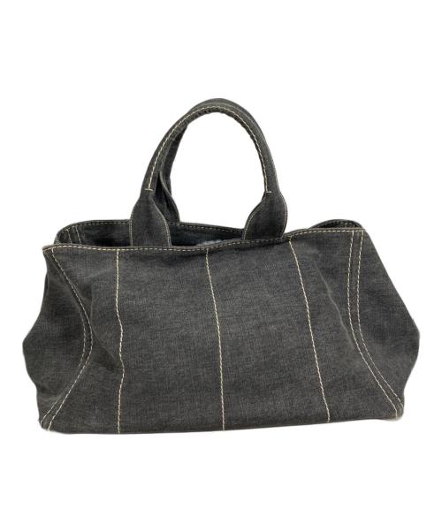 PRADA（プラダ）PRADA (プラダ) カナパ トートバッグ グレー サイズ:実寸サイズにてご確認下さい。の古着・服飾アイテム