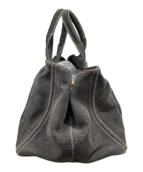 PRADA（プラダ）PRADA (プラダ) カナパ トートバッグ グレー サイズ:実寸サイズにてご確認下さい。の古着・服飾アイテム