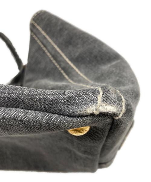 PRADA（プラダ）PRADA (プラダ) カナパ トートバッグ グレー サイズ:実寸サイズにてご確認下さい。の古着・服飾アイテム