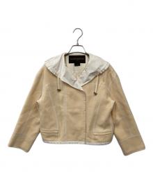 LOUIS VUITTON（ルイ ヴィトン）の古着「ショートウールジャケット」｜ベージュ