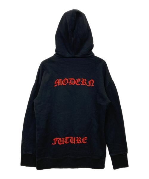 GUCCI（グッチ）GUCCI (グッチ) アングリーキャットプルオーバーパーカー ブラック サイズ:ＸＳの古着・服飾アイテム