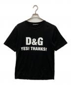 D&Gディーアンドジー）の古着「Tシャツ」｜ブラック
