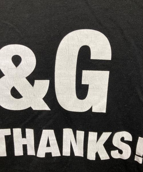 D&G（ディーアンドジー）D&G (ディーアンドジー) Tシャツ ブラック サイズ:46の古着・服飾アイテム