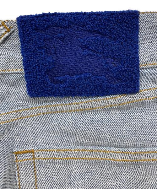 BURBERRY（バーバリー）BURBERRY (バーバリー) EKD Jacquard Denim Skirt スカイブルー サイズ:36の古着・服飾アイテム