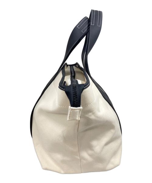 HUNTER（ハンター）HUNTER (ハンター) refined stitch canvas mini tote bag ベージュの古着・服飾アイテム