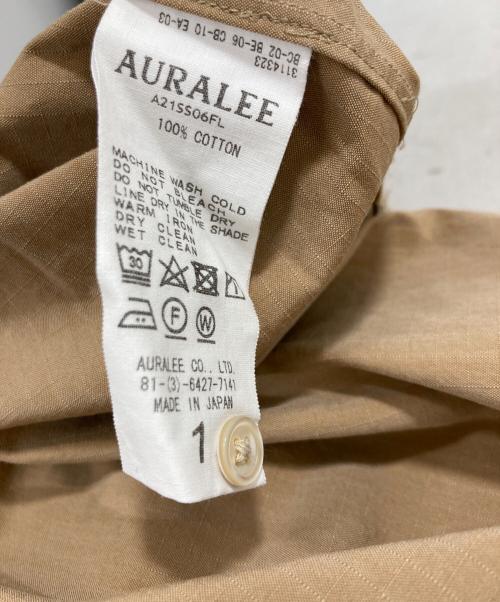 AURALEE（オーラリー）AURALEE (オーラリー) 半袖シャツ ブラウン サイズ:1の古着・服飾アイテム