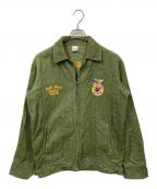 USEDユーズド）の古着「AAAファーマーズジャケット」｜グリーン