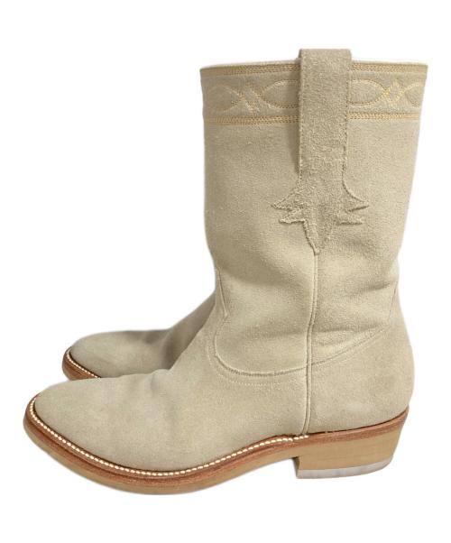 WYTHE NEW YORK（ワイス ニューヨーク）WYTHE NEW YORK (ワイス ニューヨーク) ROPER BOOTS ベージュ サイズ:08の古着・服飾アイテム