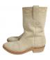WYTHE NEW YORK (ワイス ニューヨーク) ROPER BOOTS ベージュ サイズ:08：45000円