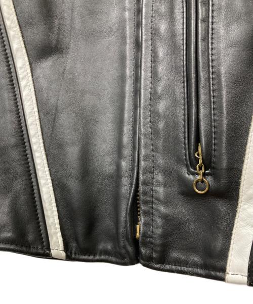 Schott（ショット）Schott (ショット) シングルライダースジャケット ブラック サイズ:40の古着・服飾アイテム