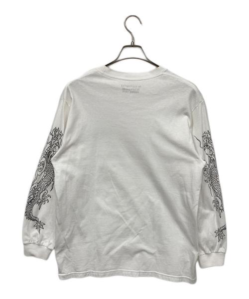 WACKO MARIA（ワコマリア）WACKO MARIA (ワコマリア) ロングスリーブカットソー ホワイト サイズ:Mの古着・服飾アイテム