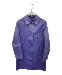 MACKINTOSH（マッキントッシュ）の古着「ゴム引きコート」｜パープル