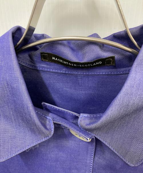 MACKINTOSH（マッキントッシュ）MACKINTOSH (マッキントッシュ) ゴム引きコート パープル サイズ:34の古着・服飾アイテム