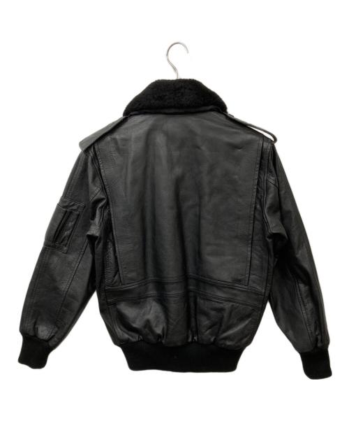 casual leather（カジュアルレザー）casual leather (カジュアルレザー) レザージャケット ブラック サイズ:Lの古着・服飾アイテム