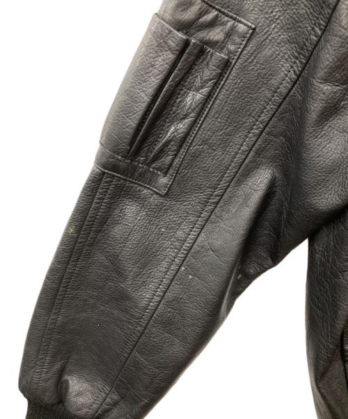 casual leather（カジュアルレザー）casual leather (カジュアルレザー) レザージャケット ブラック サイズ:Lの古着・服飾アイテム