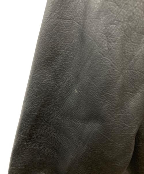 casual leather（カジュアルレザー）casual leather (カジュアルレザー) レザージャケット ブラック サイズ:Lの古着・服飾アイテム