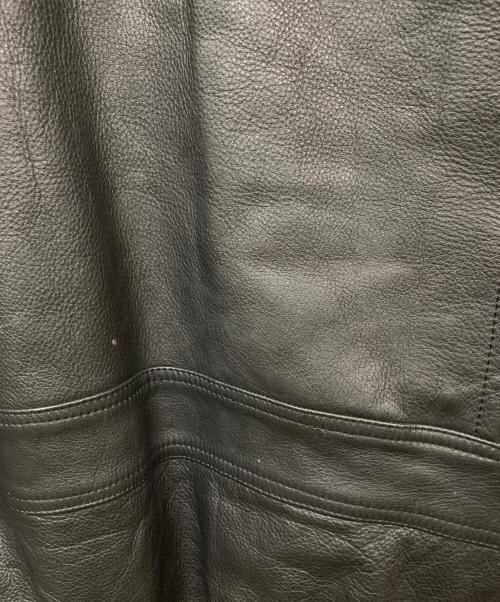 casual leather（カジュアルレザー）casual leather (カジュアルレザー) レザージャケット ブラック サイズ:Lの古着・服飾アイテム