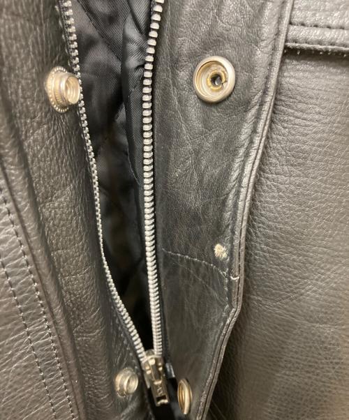 casual leather（カジュアルレザー）casual leather (カジュアルレザー) レザージャケット ブラック サイズ:Lの古着・服飾アイテム