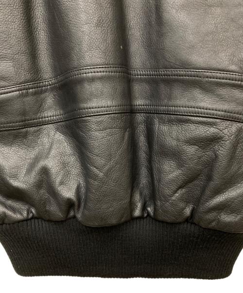 casual leather（カジュアルレザー）casual leather (カジュアルレザー) レザージャケット ブラック サイズ:Lの古着・服飾アイテム