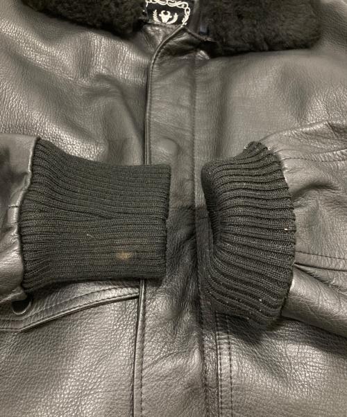 casual leather（カジュアルレザー）casual leather (カジュアルレザー) レザージャケット ブラック サイズ:Lの古着・服飾アイテム