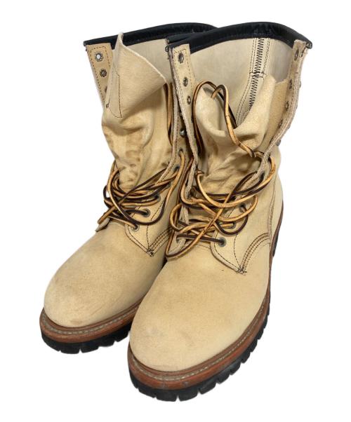 RED WING（レッドウィング）RED WING (レッドウィング) ロガーブーツ LOGGER BOOT 8211 ベージュ サイズ:11.0Dの古着・服飾アイテム