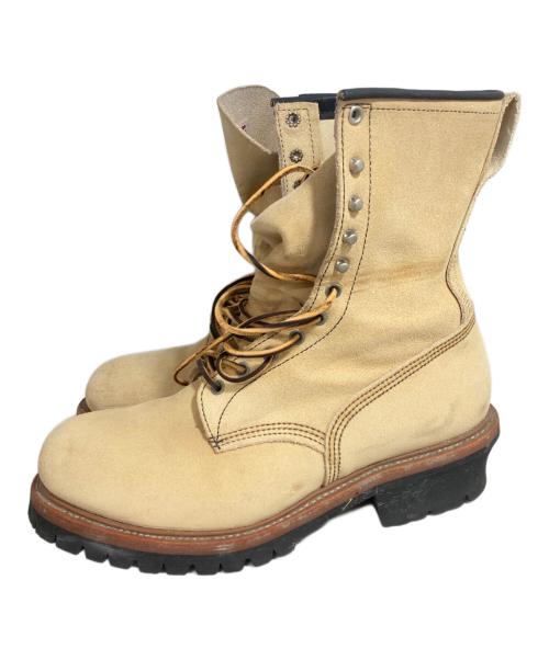 RED WING（レッドウィング）RED WING (レッドウィング) ロガーブーツ LOGGER BOOT 8211 ベージュ サイズ:11.0Dの古着・服飾アイテム