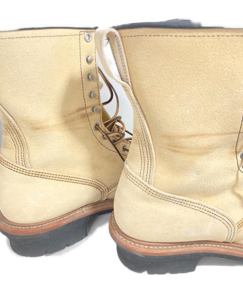 RED WING（レッドウィング）RED WING (レッドウィング) ロガーブーツ LOGGER BOOT 8211 ベージュ サイズ:11.0Dの古着・服飾アイテム