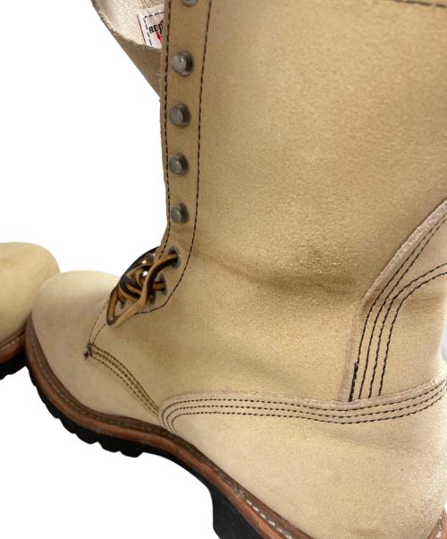 RED WING（レッドウィング）RED WING (レッドウィング) ロガーブーツ LOGGER BOOT 8211 ベージュ サイズ:11.0Dの古着・服飾アイテム