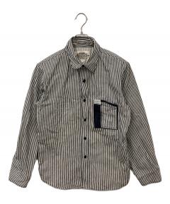 Trophy Clothing ヒッコリーカバーオール サイズ40 中古・古着通販】Trophy Clothing (トロフィークロージング