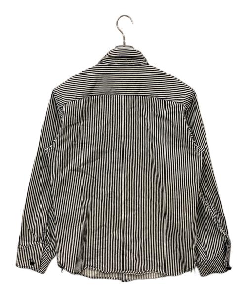 toughness（タフネス）toughness (タフネス) ヒッコリーカバーオール ブルー サイズ:XLの古着・服飾アイテム