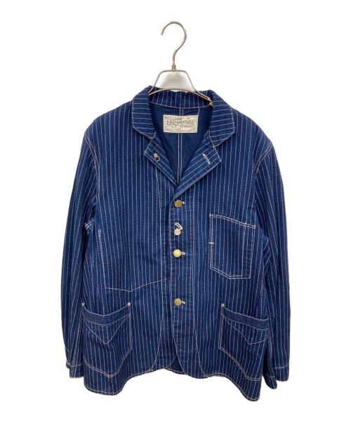 UNION SPECIAL（ユニオンスペシャル）UNION SPECIAL (ユニオンスペシャル) ウォバッシュ ストライプ ジャケット ネイビー サイズ:40の古着・服飾アイテム