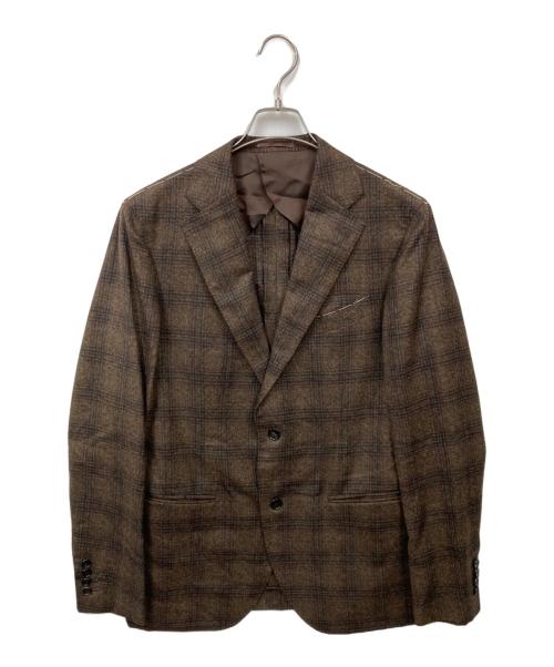 EDIFICE（エディフィス）EDIFICE (エディフィス) 3ピーススーツ ブラウン サイズ:48の古着・服飾アイテム