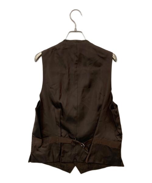 EDIFICE（エディフィス）EDIFICE (エディフィス) 3ピーススーツ ブラウン サイズ:48の古着・服飾アイテム