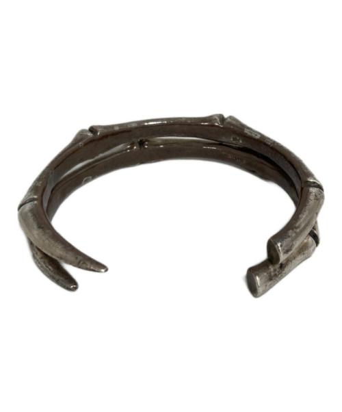 S.A.D（サディスティックアンドデンジャラス）S.A.D (サディスティックアンドデンジャラス) スカルボーンバングル シルバーの古着・服飾アイテム