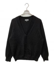 MARGARET HOWELL（マーガレットハウエル）の古着「カーディガン」｜ブラック
