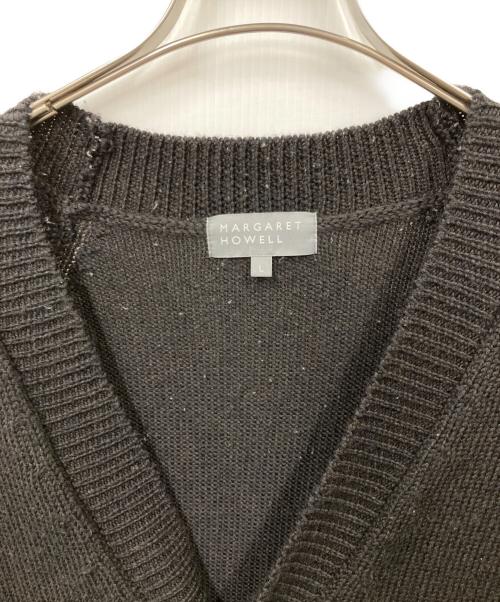 MARGARET HOWELL（マーガレットハウエル）MARGARET HOWELL (マーガレットハウエル) カーディガン ブラック サイズ:Lの古着・服飾アイテム
