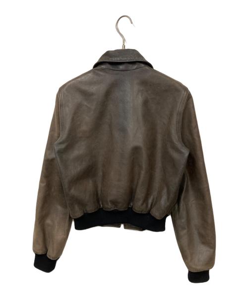 CELINE（セリーヌ）CELINE (セリーヌ) ラムレザージャケット ブラウン サイズ:38の古着・服飾アイテム