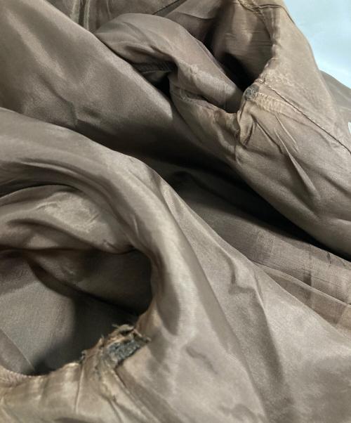 CELINE（セリーヌ）CELINE (セリーヌ) ラムレザージャケット ブラウン サイズ:38の古着・服飾アイテム